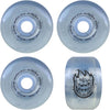 Spitfire X Grimple Wheels Sapphire Grimple Dust Clear W/ Silver Glitter 56