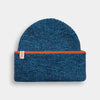 Big Fold Up Beanie Blue