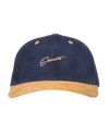 COCKTAIL BASEBALL CORD CAP Navy/Camel