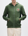 Basto Zip Hoodie Cypress Green