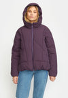 Hooded Puffer Purple