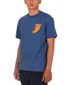 SINGLE FIN TEE MECHANIC BLUE