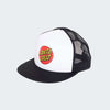 Santa Cruz Cap Classic Dot Mesh Cap White/Black