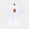 Santa Cruz T-Shirt Screaming FlameWhite