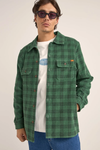CORD  CHECK_OVERSHIRT Green
