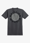 Spitfire T-Shirt Classic 87 Swirl Fill Charcoal/Black/White L M