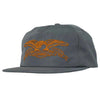 Antihero Cap Charcoal/Orange O/S