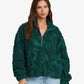 Sweat Sherpa Billabong ALL THE TIME 1/2 ZIP Spruce Green