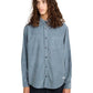 Camisa LS Element BUTTON DOWN REGULAR CORDUROY Blue Mirage