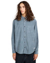 Camisa LS Element BUTTON DOWN REGULAR CORDUROY Blue Mirage