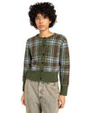 Casaco Malha Element PLAID CARDIGAN Furry Plaid