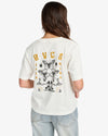 T-Shirt RVCA BUTTERFLY POSTER Antique White