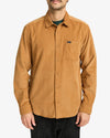 Camisa LS RVCA FREEMAN CORD II Camel