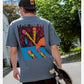 T-Shirt RVCA SUPERBLAST 2 Vintage Navy