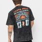 Santa Cruz T-Shirt VTG Screaming Connect Black Acid Wash
