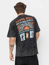 Santa Cruz T-Shirt VTG Screaming Connect Black Acid Wash