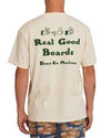 REAL GOOD TEE DIRTY WHITE