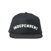Independent Cap Brigade Snapback Black
