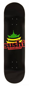 Sushi Deck Pagoda Logo Black 8.125