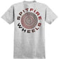 Spitfire T-Shirt Classic 87 Swirl Fade Fill Ash Grey/Red/Black L