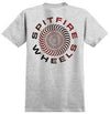 Spitfire T-Shirt Classic 87 Swirl Fade Fill Ash Grey/Red/Black L