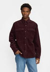 Utility Overshirt Burgundy M