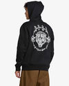 Sweat Fecho RVCA BENJ TIGER EYES ZIP Black L