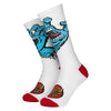 Santa Cruz Youth Socks Youth Screaming Hand Sock White