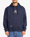 Sweat Capuz RVCA SCORCHED LANDS Navy S