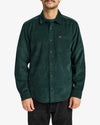 Camisa LS RVCA FREEMAN CORD II Hunter Green M
