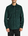 Camisa LS RVCA FREEMAN CORD II Hunter Green